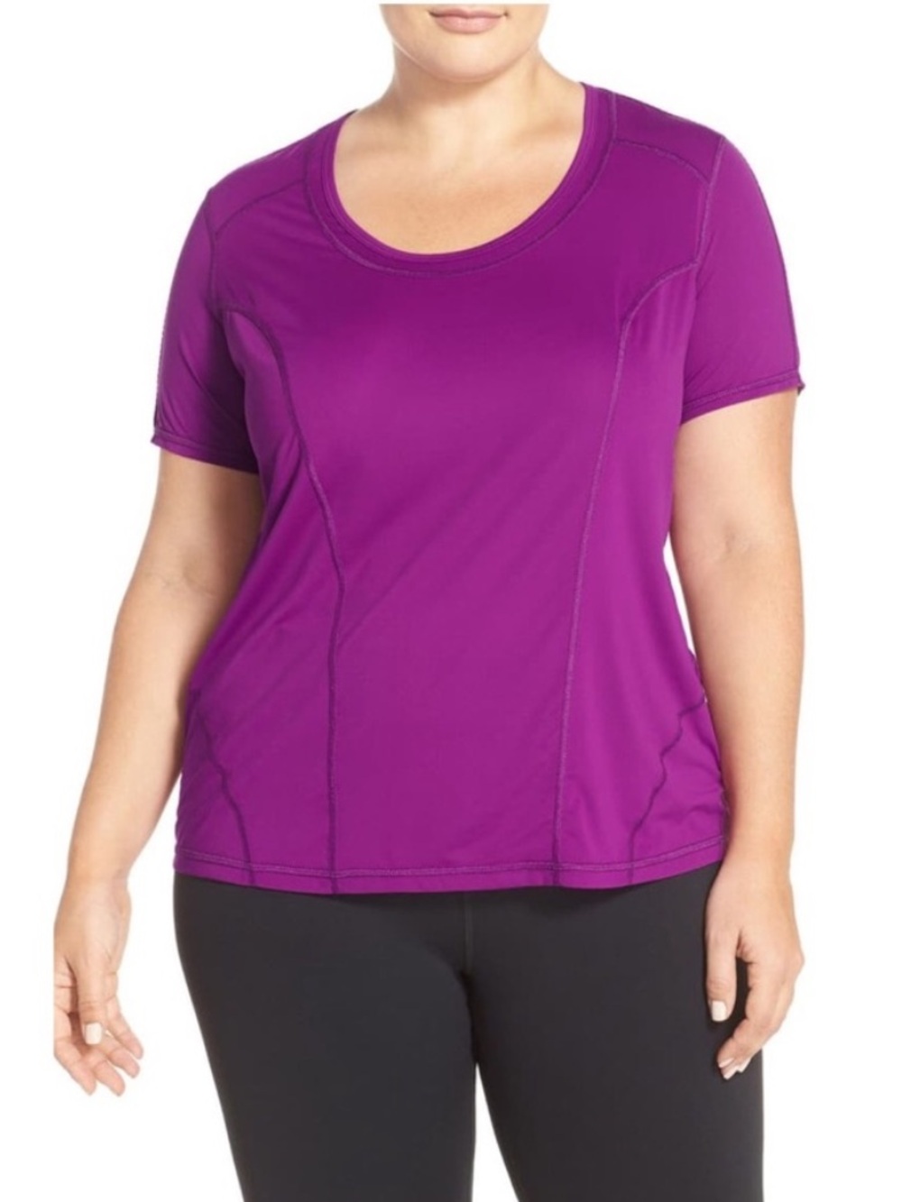 Zella Sunny Run Short Athletic Sleeve Tee